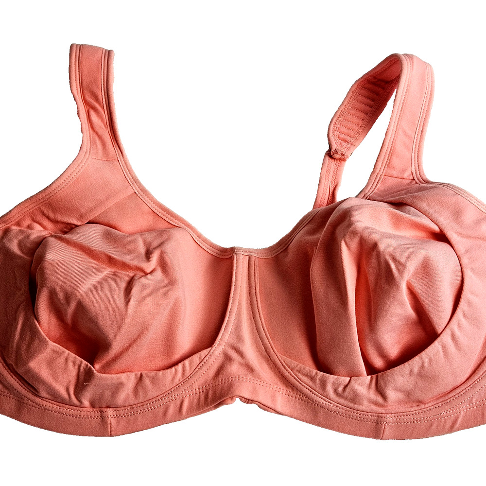 Comfort Choice Women's Plus Size Out Wire Bra 50C Peach NWT